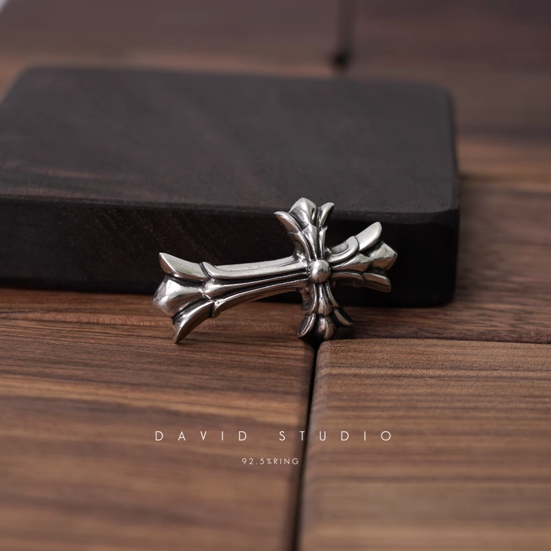 Chrome Hearts Small Double Cross Pendant