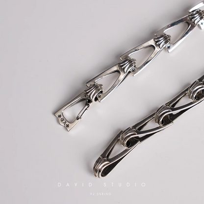 Chrome Hearts Zipper Pattern Bracelet