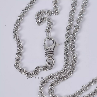 Chrome Hearts Double Dagger Pendant – Roll Chain