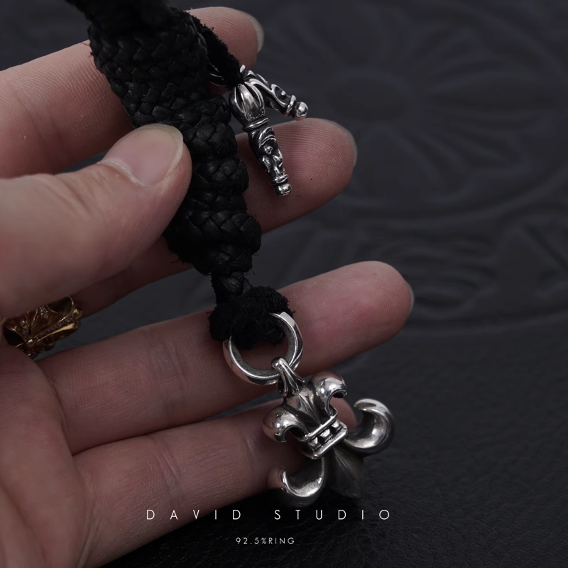 Chrome Hearts BS Fleur Charm – Leather