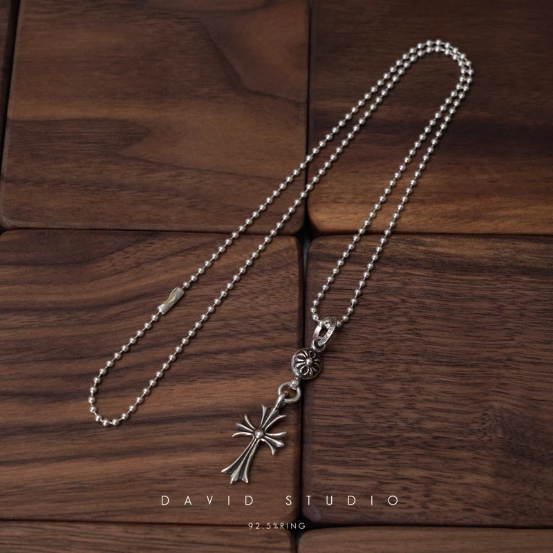 Chrome Hearts Cross Ball Pendant – Ball Chain