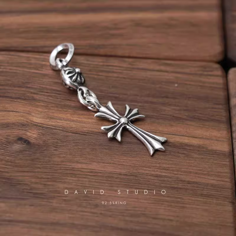 Chrome Hearts TINY CH Cross One Ball Charm