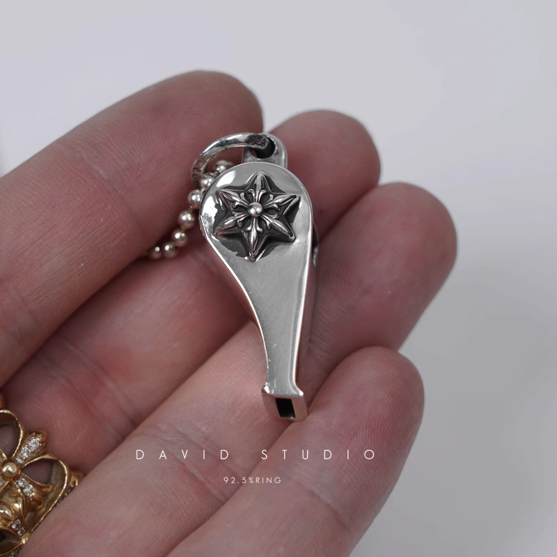 Chrome Hearts Star Whistle Pendant – Ball Chain