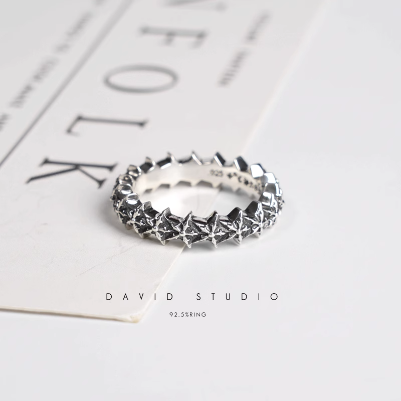 Chrome Hearts 5 Sided Star Loop Ring