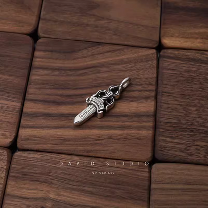 Chrome Hearts Double Dagger Pendant