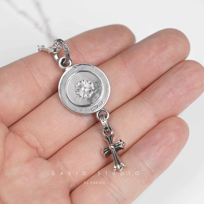 Chrome Hearts Angel Medallion Baby Cross Charm – Twist Chain