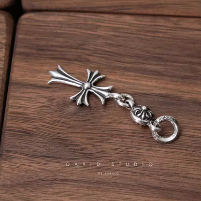 Chrome Hearts TINY CH Cross One Ball Charm