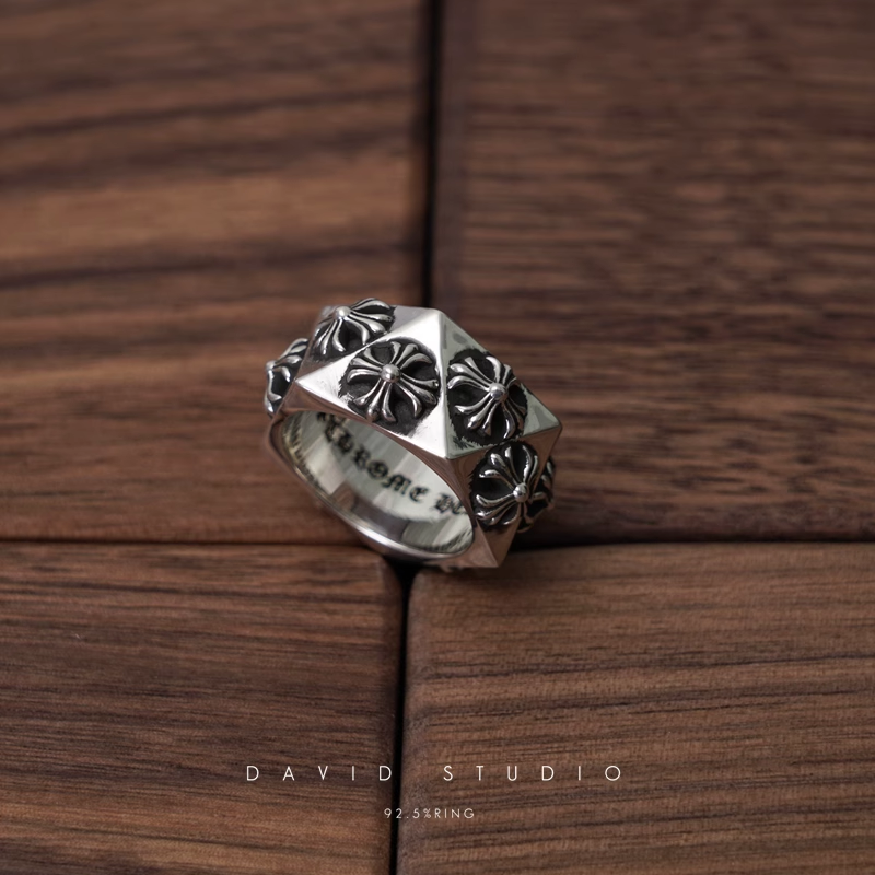 Chrome Hearts CH Plus Pentagon Ring