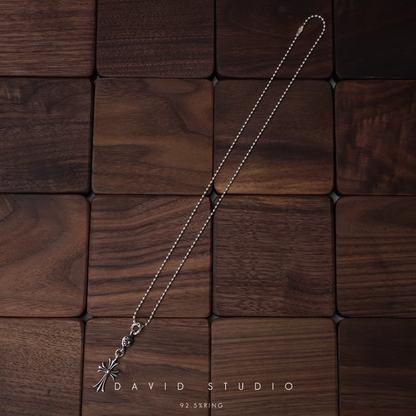 Chrome Hearts Cross Ball Pendant – Ball Chain