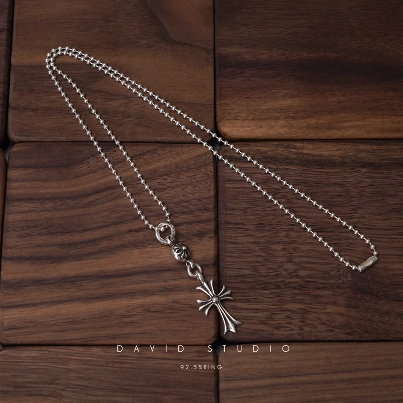 Chrome Hearts Cross Ball Pendant – Ball Chain