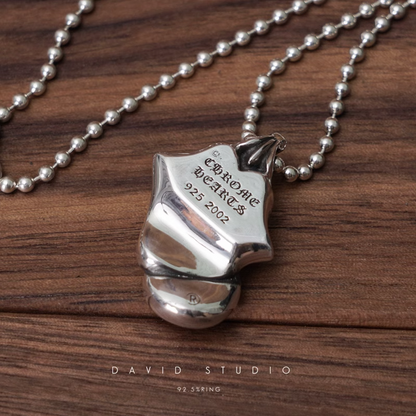 Chrome Hearts Rolling Stones Lip & Tongue Pendant – Ball Chain