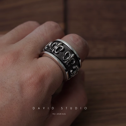 Chrome Hearts BS Fleur Spinner Ring