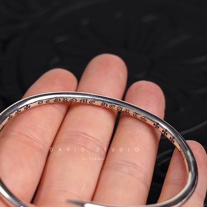 Chrome Hearts Crossball Nail Bangle