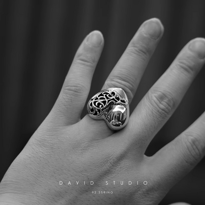 Chrome Hearts Heart Ring