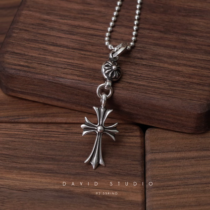 Chrome Hearts Cross Ball Pendant – Ball Chain