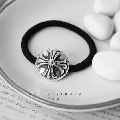 Chrome Hearts Cross Ball Hair Tie