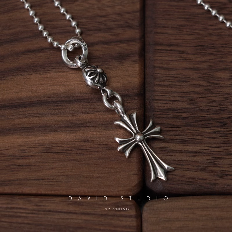 Chrome Hearts Cross Ball Pendant – Ball Chain