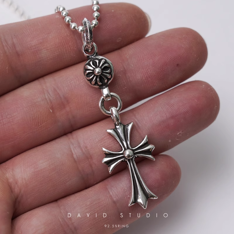 Chrome Hearts Cross Ball Pendant – Ball Chain