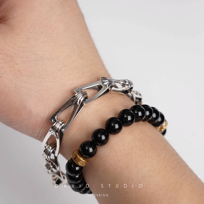 Chrome Hearts Zipper Pattern Bracelet