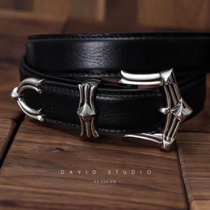 Chrome Hearts Gem Buckle Cowhide Belt