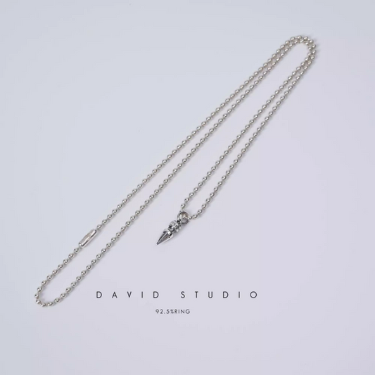 Chrome Hearts Small Spike Pendant – Ball Chain