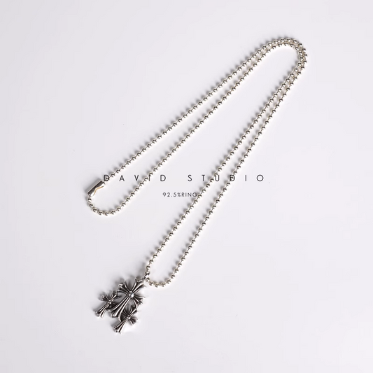 Chrome Hearts Cemetery Cut Out Pendant – Ball Chain