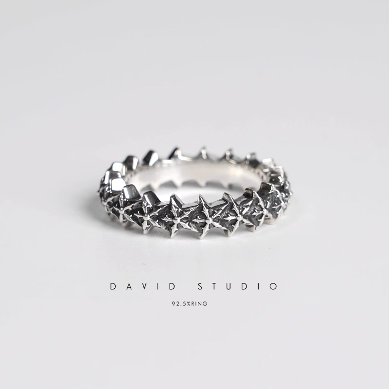 Chrome Hearts 5 Sided Star Loop Ring