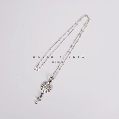 Chrome Hearts Angel Medallion Baby Cross Charm – Twist Chain