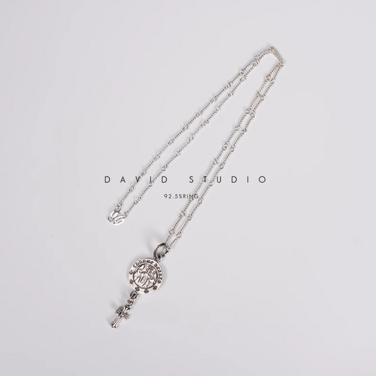 Chrome Hearts Angel Medallion Baby Cross Charm – Twist Chain