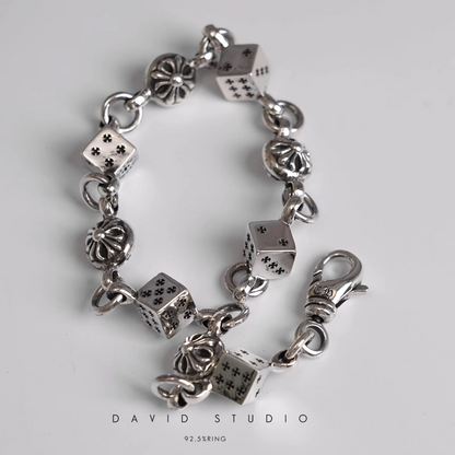 Chrome Hearts Dice And Crossball Bracelet