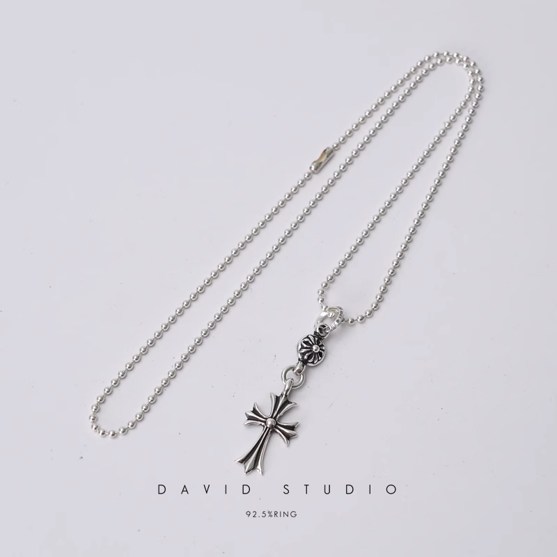 Chrome Hearts Cross Ball Pendant – Ball Chain