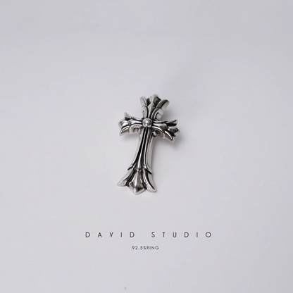 Chrome Hearts Small Double Cross Pendant