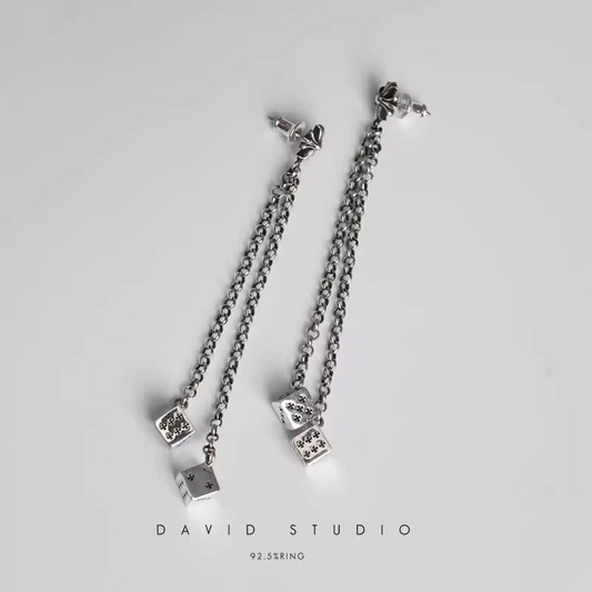 Chrome Hearts JoJo Dice Earring