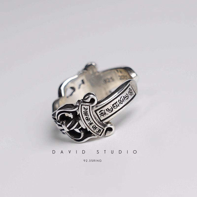 Chrome Hearts Double Dagger Ring