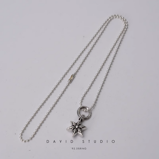 Chrome Hearts Star Charm – Ball Chain