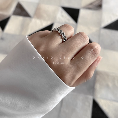 Chrome Hearts CH Plus Ragged Edge Ring