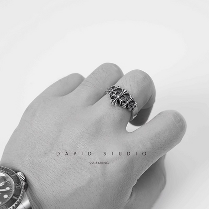 Chrome Hearts Cross Crown Ring