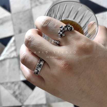 Chrome Hearts Cemetery Hoop Ring