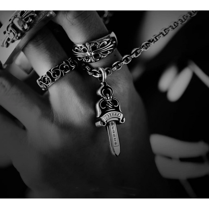 Chrome Hearts Floral Cross Ring