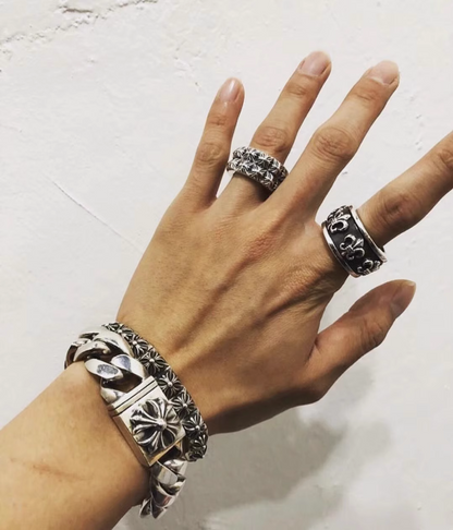 Chrome Hearts BS Fleur Spinner Ring