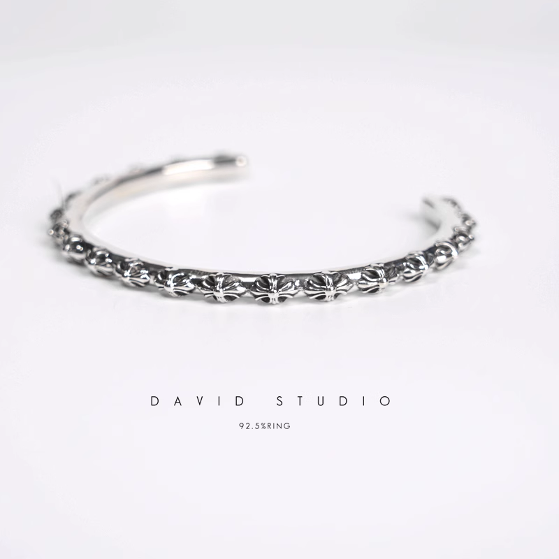 Chrome Hearts CH Plus Hoop Bangle