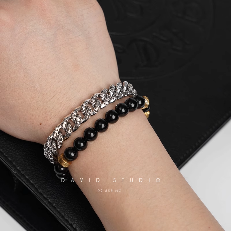 Chrome Hearts Babyfat Fancy Chain Clip Bracelet