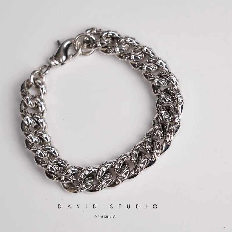 Chrome Hearts Babyfat Fancy Chain Clip Bracelet