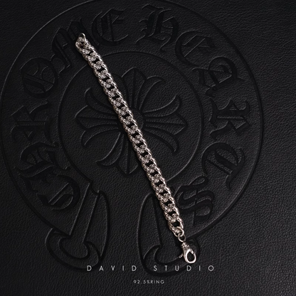 Chrome Hearts Babyfat Fancy Chain Clip Bracelet