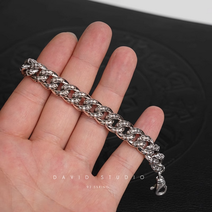 Chrome Hearts Babyfat Fancy Chain Clip Bracelet