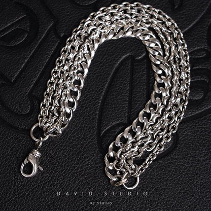 Chrome Hearts Multi-Chain Bracelet