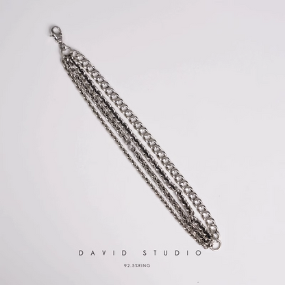 Chrome Hearts Multi-Chain Bracelet