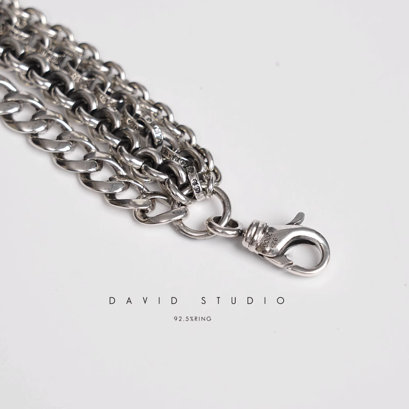 Chrome Hearts Multi-Chain Bracelet