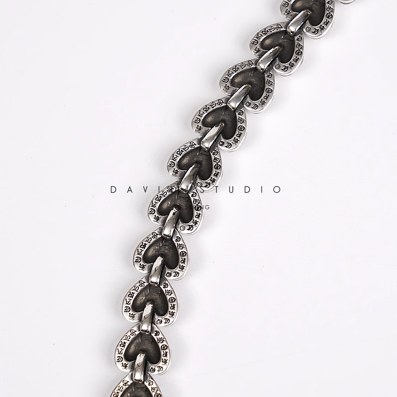 Chrome Hearts Heart Pattern Bracelet