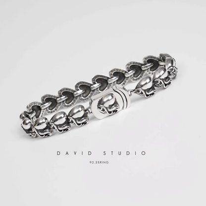 Chrome Hearts Heart Pattern Bracelet